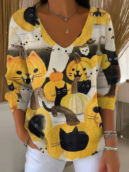 FLORENCE | Svetr s V-výstřihem