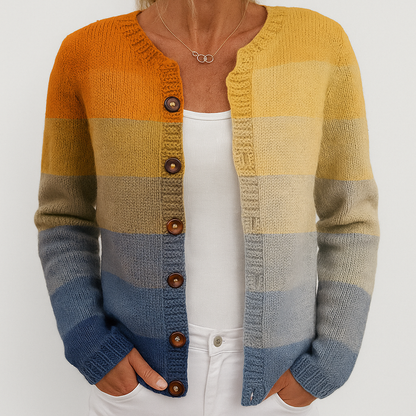 Alina - Dámský květinový cardigan