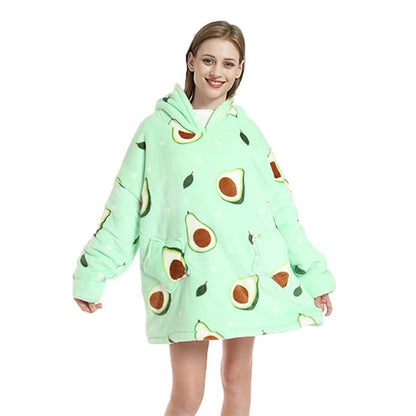 Nadrozměrná nositelná deka s kapucí | HOODZIE