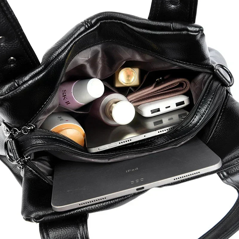 Renata -  Ležérní kožená kabelka