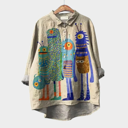 Kamilla | Prémiová blůza s krajkovým zdobením