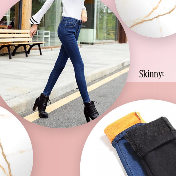 SKINNY® – ZATEPLENÉ ZIMNÍ DŽÍNY