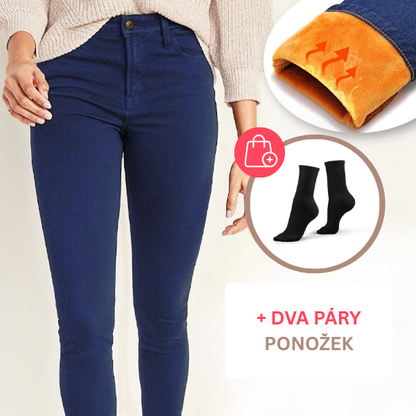 SKINNY® – ZATEPLENÉ ZIMNÍ DŽÍNY
