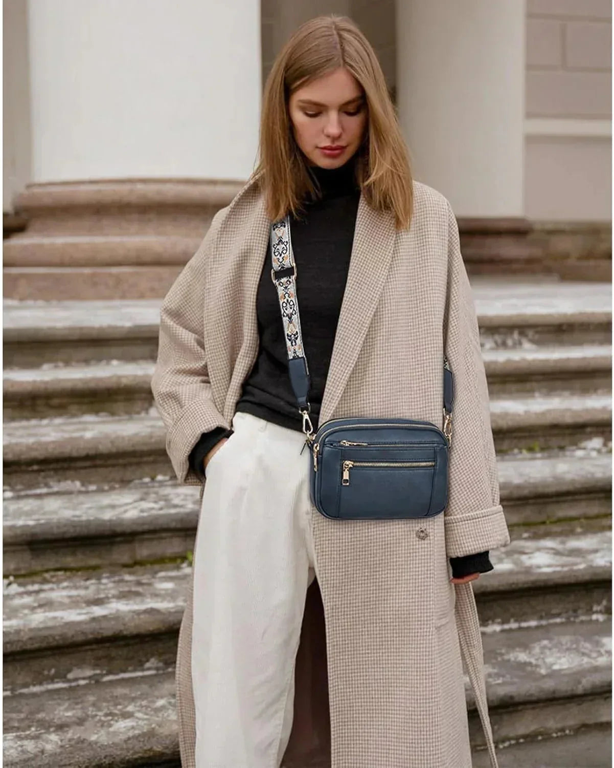 Dorota - Crossbody s barevnými pruhy